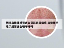切除扁桃体感冒还会引起银屑病嘛 扁桃体切除了感冒还会嗓子疼吗