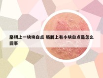 胳膊上一块块白点 胳膊上有小块白点是怎么回事