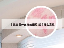 廯起出是什么样的图片 起趈什么意思