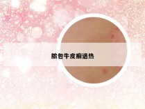 脓包牛皮癣退热