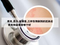 类克,恩力,益赛普,三种生物制剂的优缺点 类克和益赛普哪个好