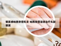 银屑病哈西奈德乳膏 哈西奈德溶液治疗头部银屑