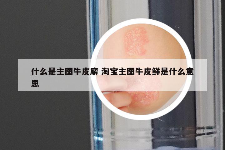 什么是主图牛皮廨 淘宝主图牛皮鲜是什么意思