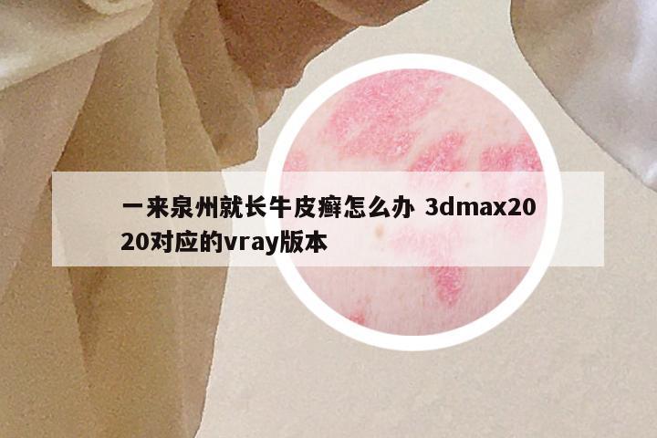 一来泉州就长牛皮癣怎么办 3dmax2020对应的vray版本